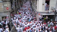 Short time lapse video from the Running of the Bulls during the Festival of San Fermin in Pamplona, Spain in July 2011